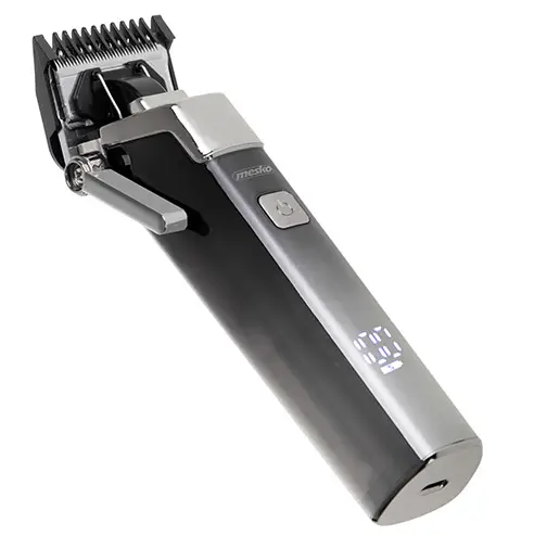 Машинка для стрижки волосся Mesko MS 2842 USB-C LED-дисплей IPX6 200 хв роботи титаново-керамічні леза