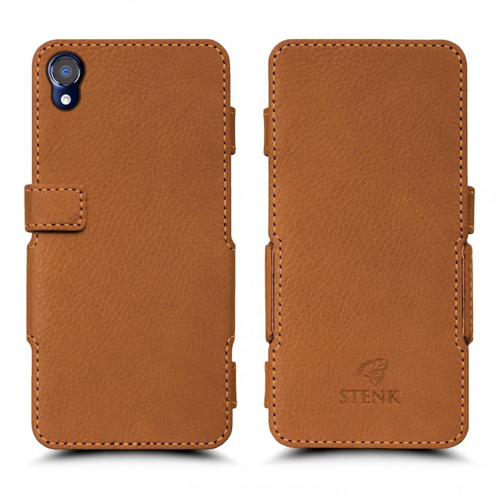 Чехол книжка Stenk Prime для Asus ZenFone Live L2 (ZA550KL) Camel (63636)