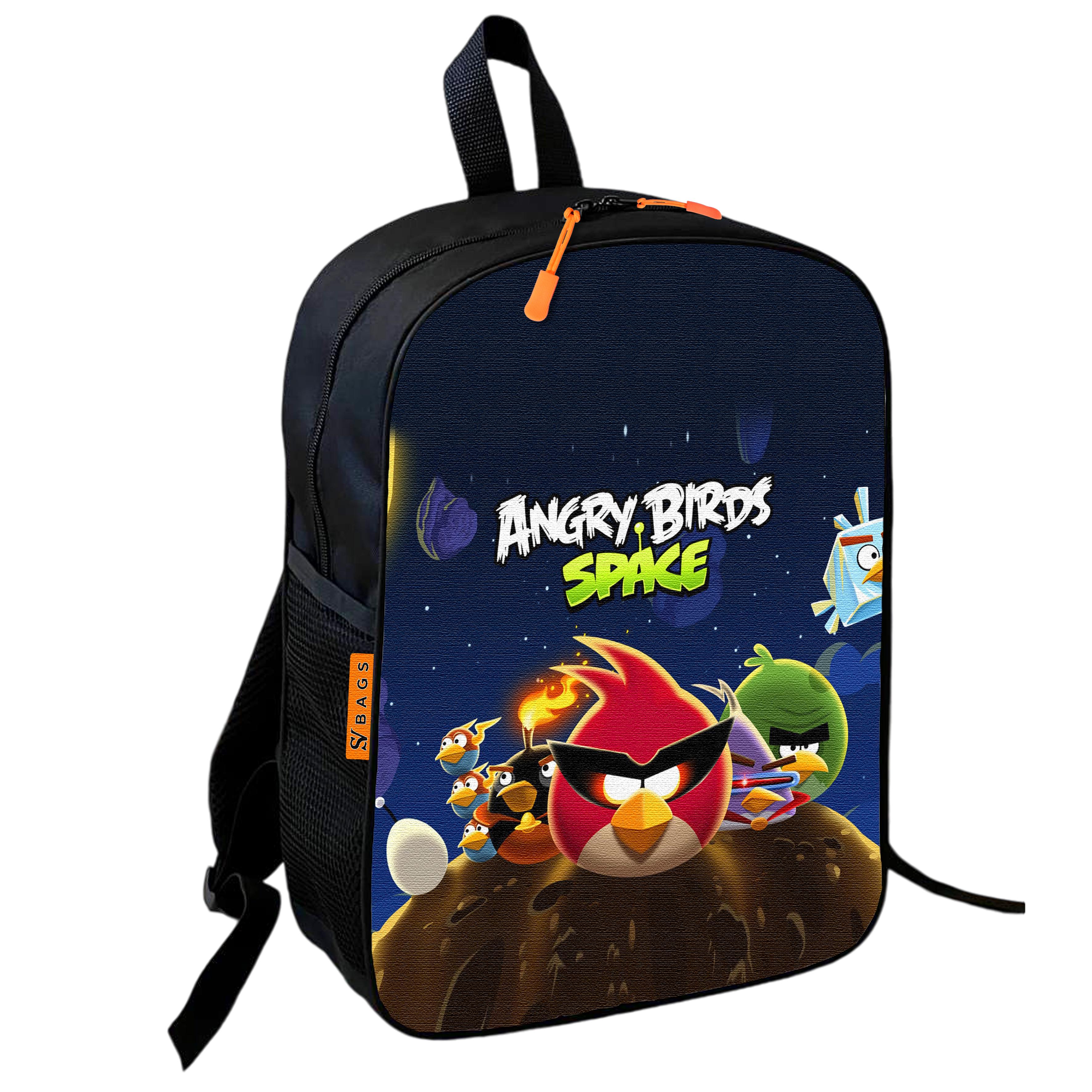 Школьный рюкзак детский Angry Birds городской для мальчика 36х27 см (0574)
