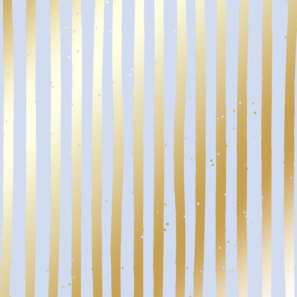Лист бумаги односторонний Golden Stripes с фольгированием 30,5х30,5 см Purple