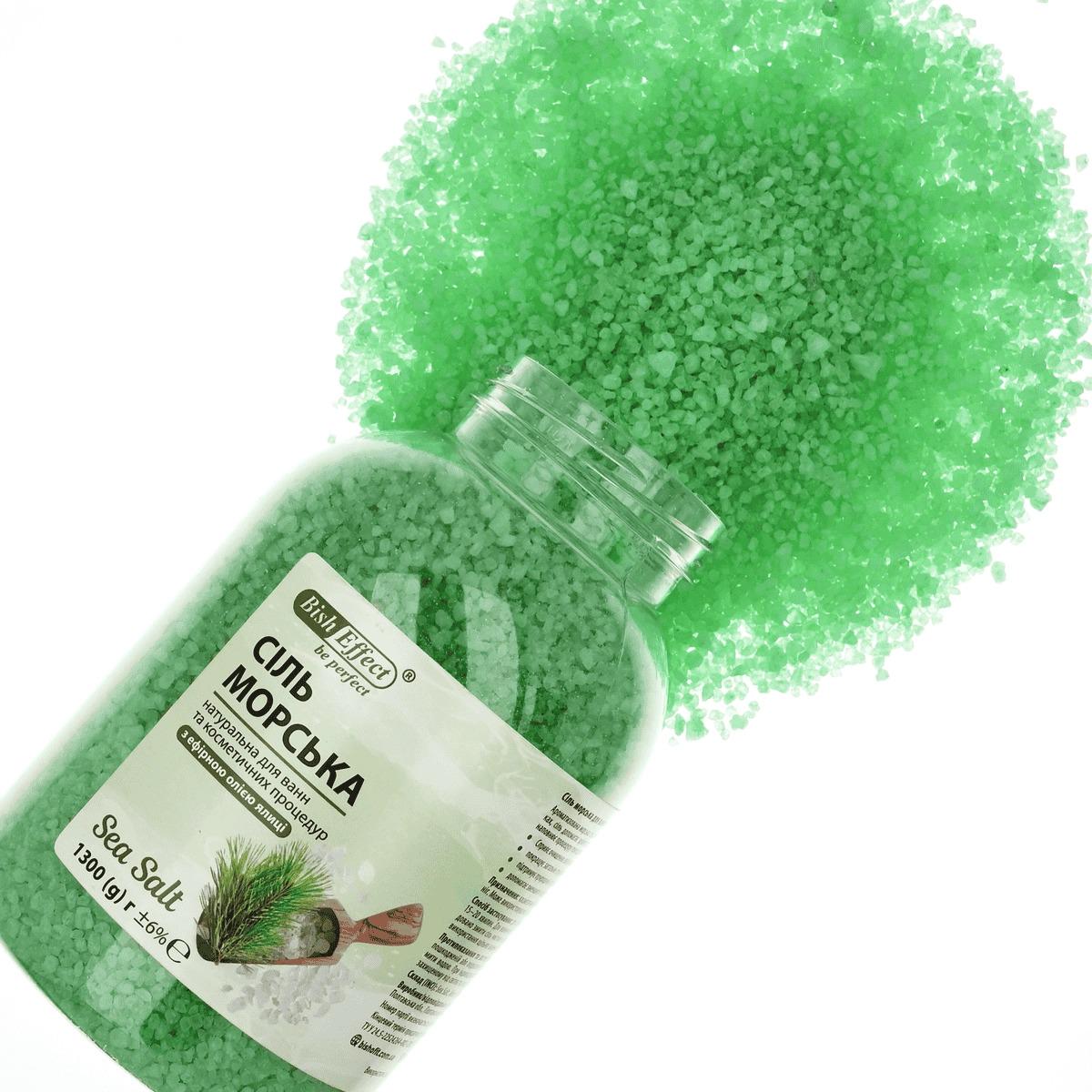 Морська сіль для ванн Bisheffect з ароматом ялиці 1300 г (1011052-Other) - фото 4