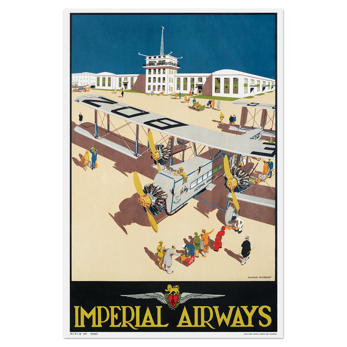 Плакат авиационный Imperial Airways 1929 40x60 см (0333) Плакат авиационный Imperial Airways 1929 40x60 см (0333)