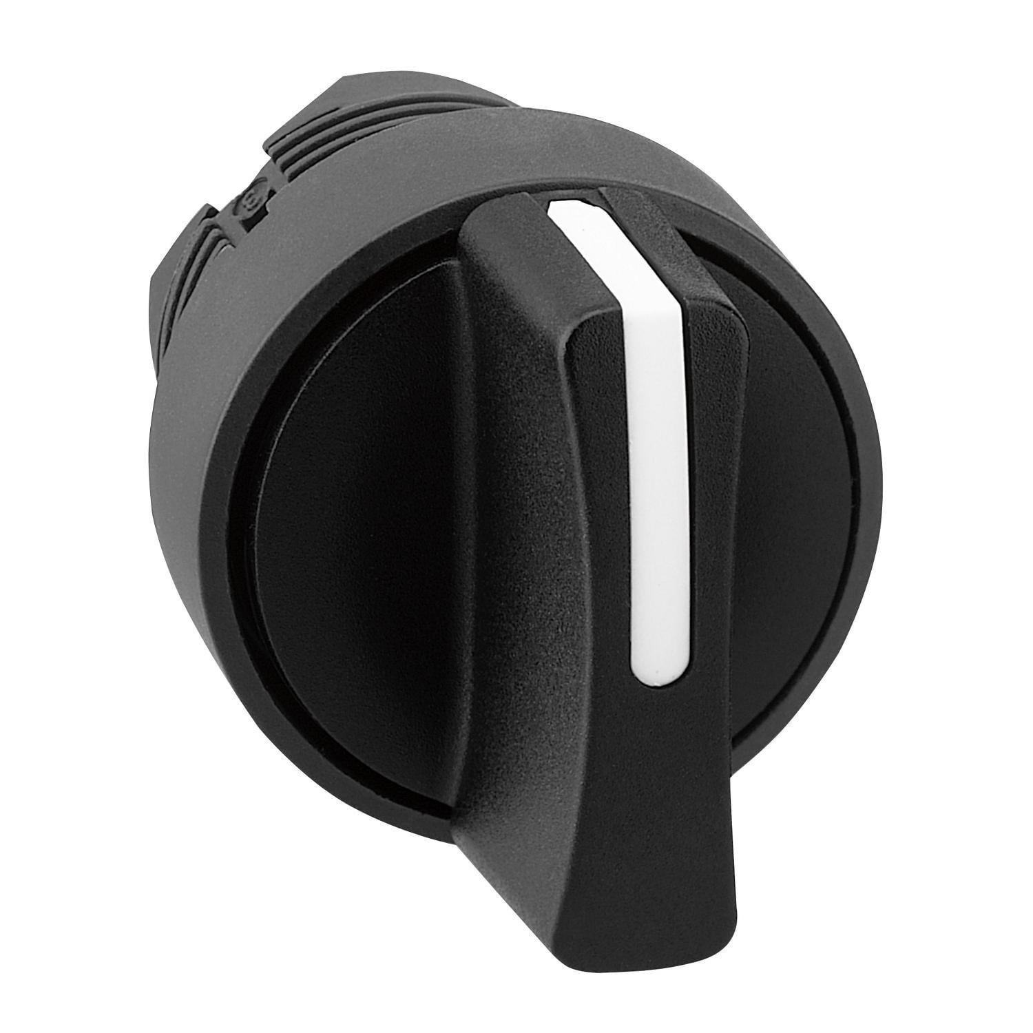 Головка Schneider Electric Harmony XB5 для переключателя 22 мм без подсветки 3 положения с возвратом Черный (ZB5AD7)