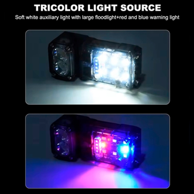 Фонарь светодиодный X-BALOG X52 налобный USB 2LED + 6SMD RGB портативный (23678337) - фото 10 Фонарь светодиодный X-BALOG X52 налобный USB 2LED + 6SMD RGB портативный (23678337) - фото 10