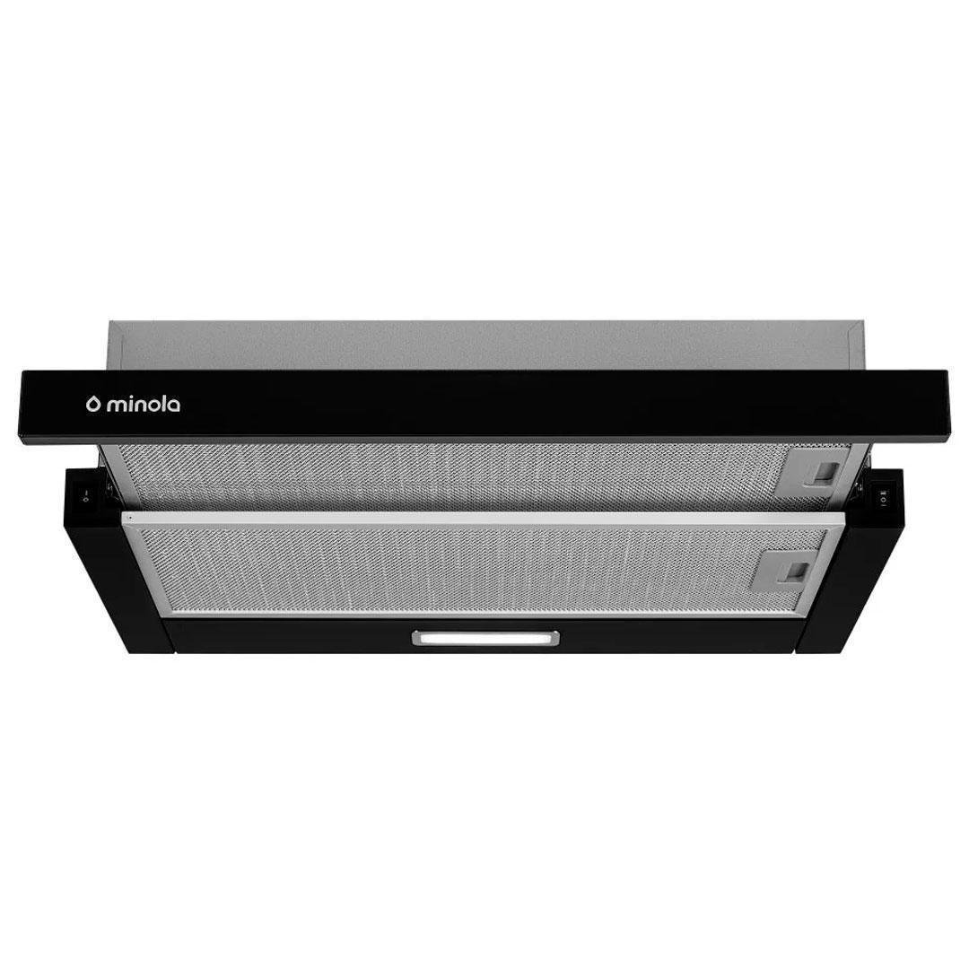 Витяжка вбудована телескопічна Minola HTL 614 BL LED