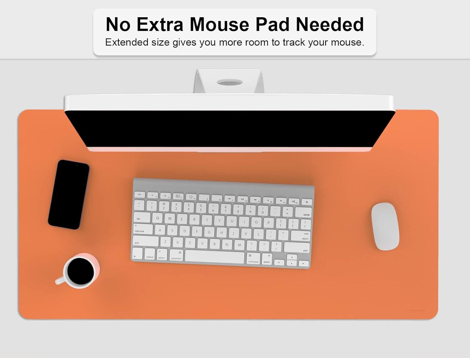 Ігрова поверхня Desk Mat Ultra Slim 900x400x1,8 мм Orange/Army Green - фото 2 Ігрова поверхня Desk Mat Ultra Slim 900x400x1,8 мм Orange/Army Green - фото 2