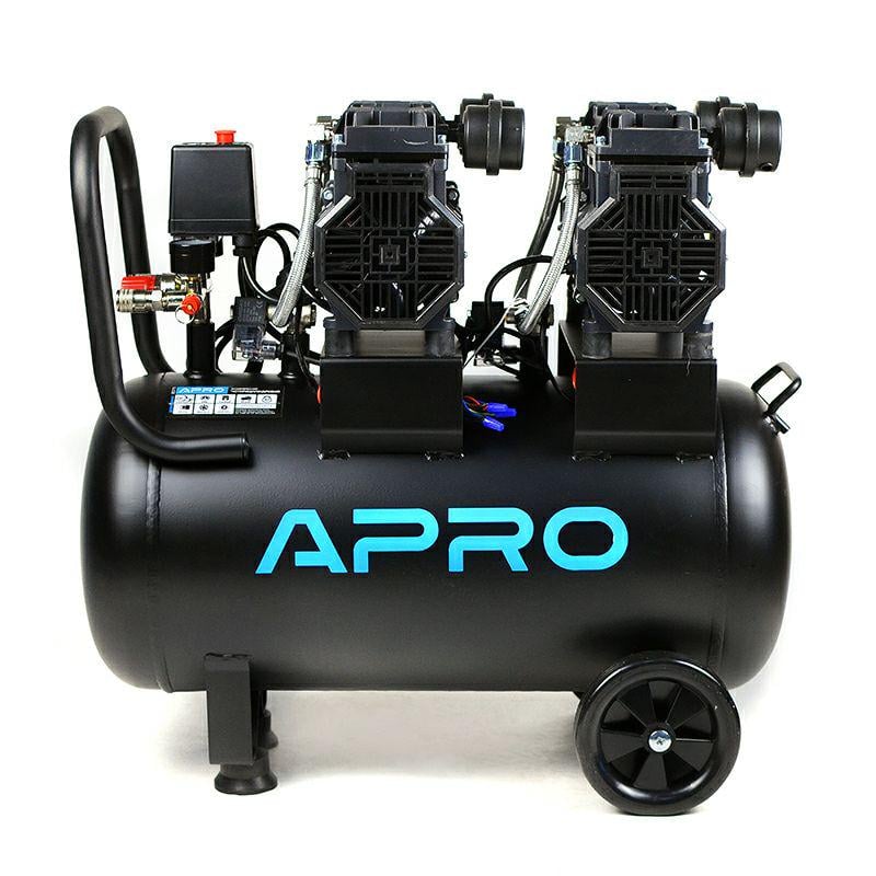 Компресор безмасляний чотирициліндровий OFE-50 2х1.5кВт 475 л/хв 8бар 50 л (26318097)