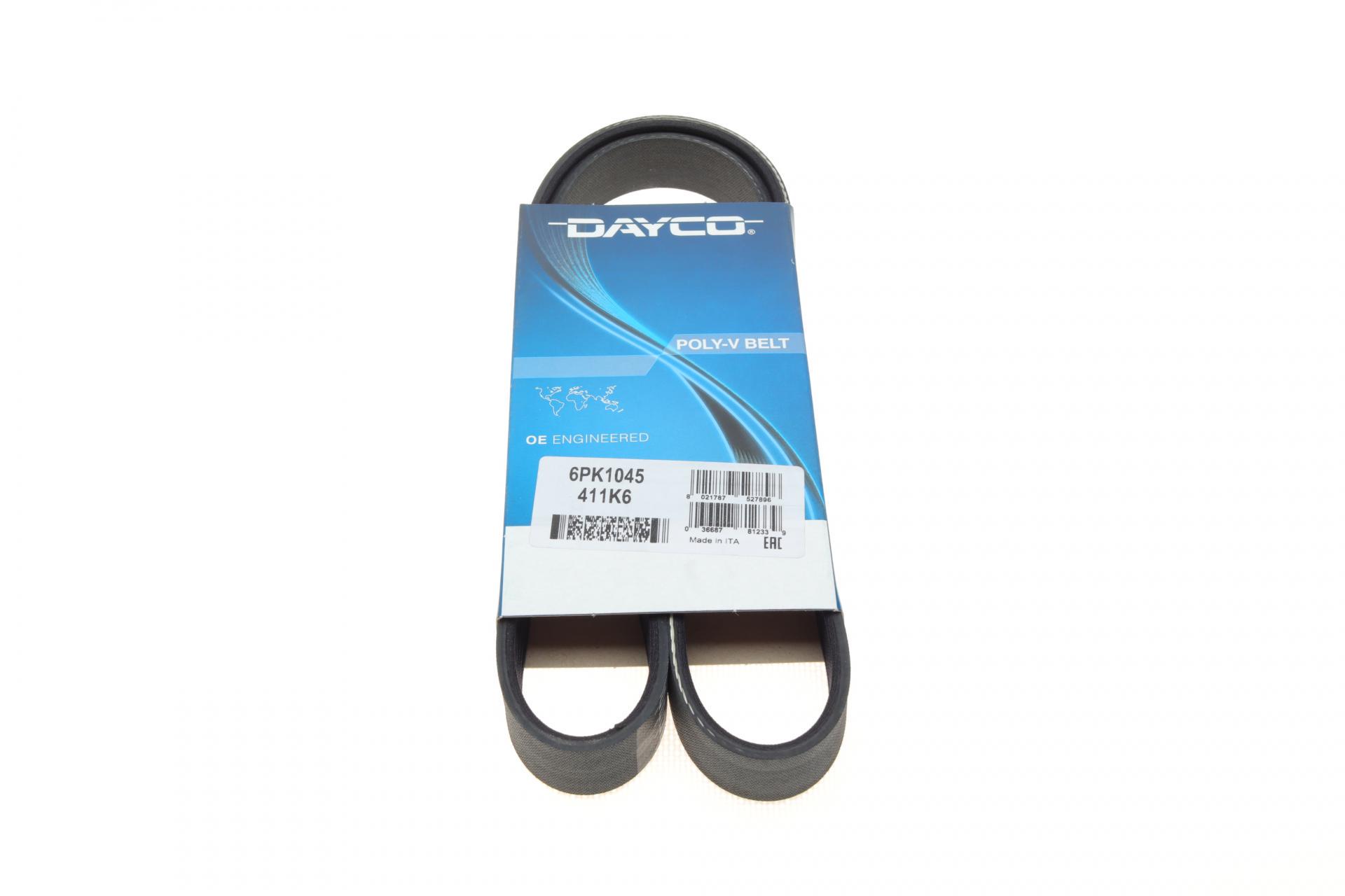Ремінь генератора DAYCO VOLKSWAGEN Golf III/Passat/T4 1.9D/TD TP (6PK1045)