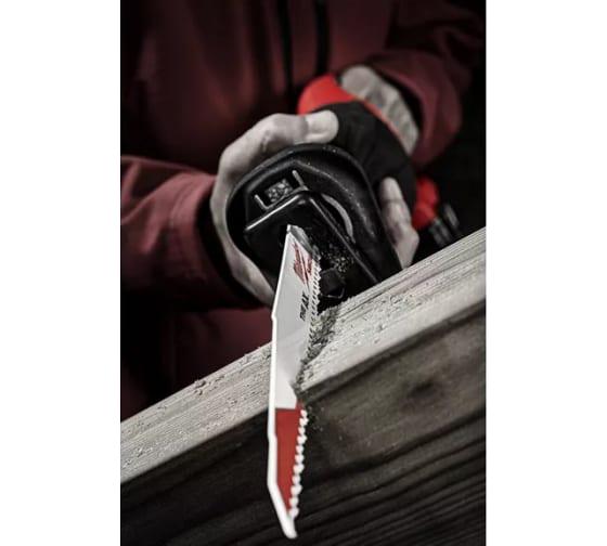 Полотно для шабельної пили Milwaukee по дереву із цвяхами та пластику Heavy Duty AX 5 шт. (48005026) - фото 11 Полотно для шабельної пили Milwaukee по дереву із цвяхами та пластику Heavy Duty AX 5 шт. (48005026) - фото 11