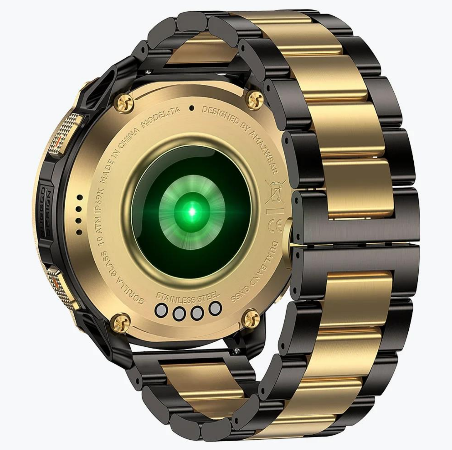 Смарт-часы тактические Kospet Tank T4 Special Edition Gold — фото 6