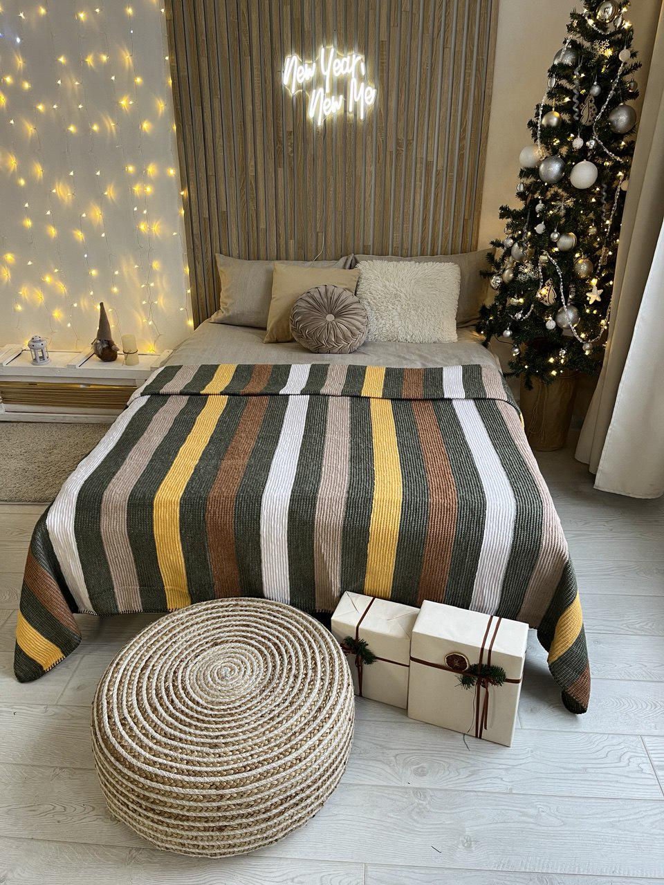 Плед бавовняний CarpetKA 200х220 см (BT -07)