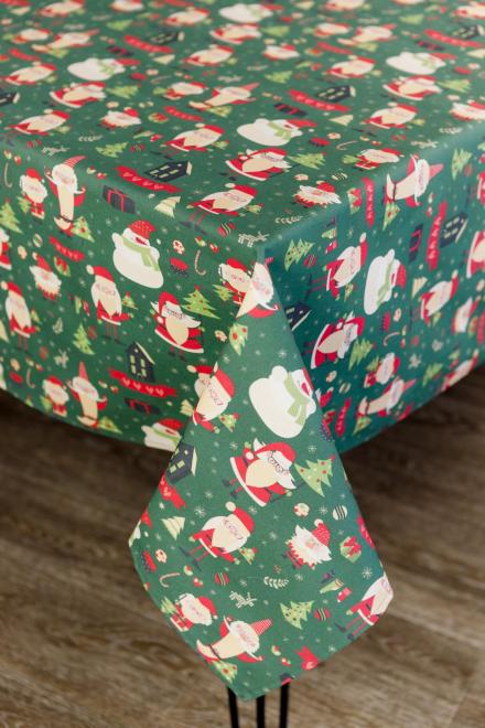 Скатертина Прованс Санта 120x140 см Зелений (35783) Скатертина Прованс Санта 120x140 см Зелений (35783)