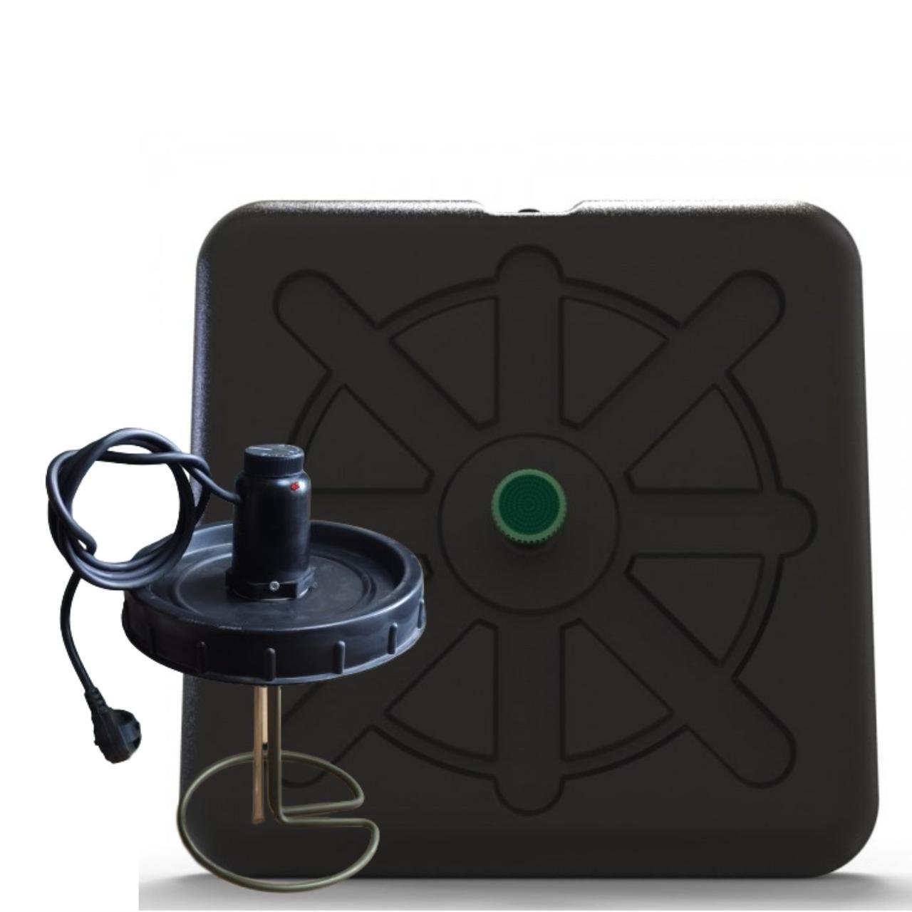 Бак с подогревом Европласт ТЭН 2 кВт для душа 150 л - фото 1