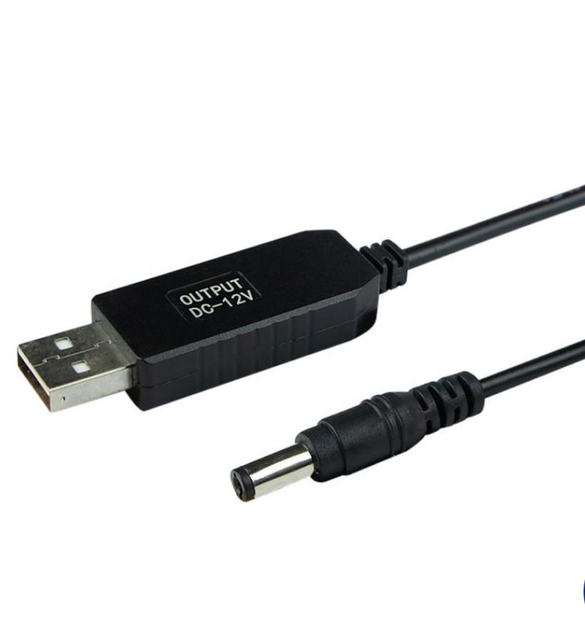 Кабель USB/DC для роутера з 5v на 12v 0.6A 5,5х2,1 мм (2002350699) - фото 2