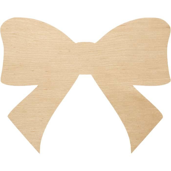Заготовка из фанеры Бант №7 2,5x2 см (3901100322)