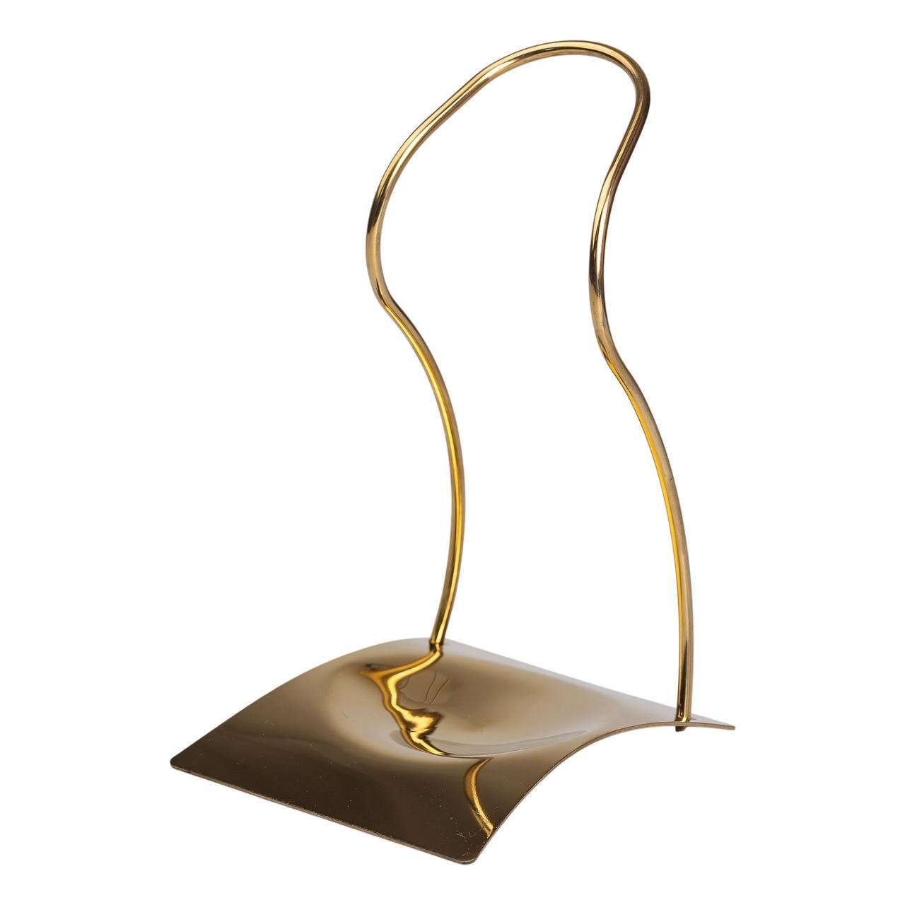 Підставка під ополоник лопаточку або ложку 12×10.5×17 см Золото HP-19-15-G