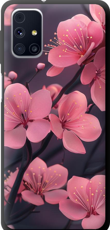 Чехол на Samsung Galaxy M31s M317F Пурпурная сакура (6075b-2055-42517)