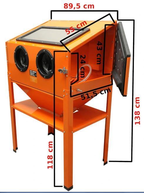 Камера пескоструйная Bass Polska 4265 250 л (BSP_4265) - фото 7 Камера пескоструйная Bass Polska 4265 250 л (BSP_4265) - фото 7