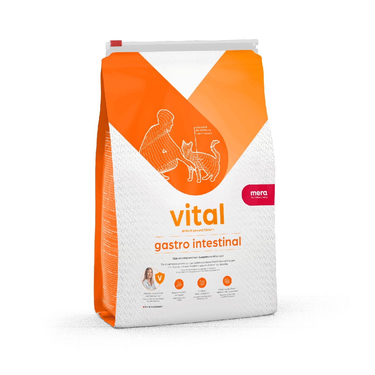 Корм сухой для кошек MERA VITAL Gastro Intestinal при расстройствах пищеварения и желудочно-кишечных проблем 750 г (3198031304)