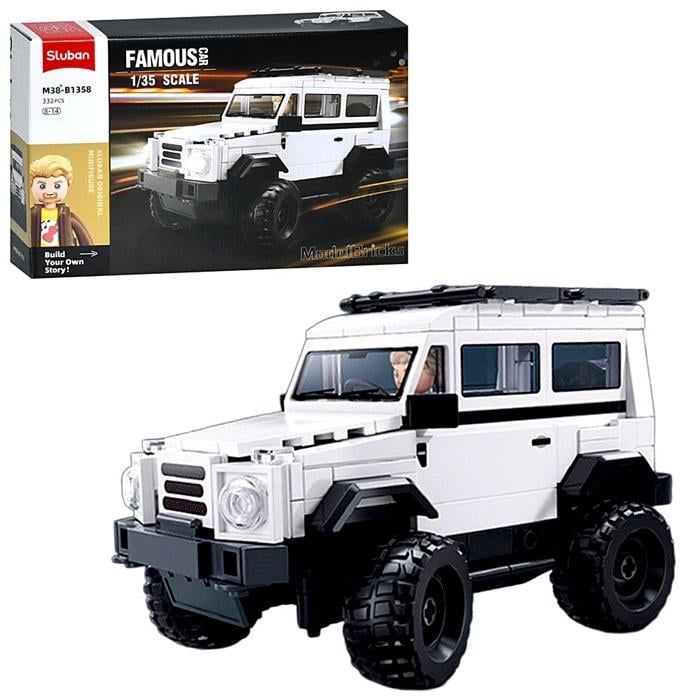 Конструктор Sluban Джип MB G-Class 332 детали (M38-B1358)