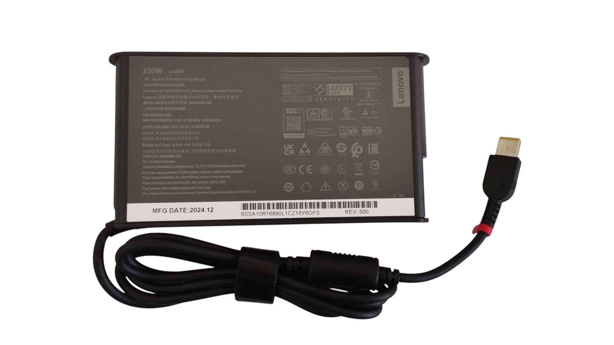 Блок питания для ноутбука Lenovo 230W 20V 11,5A USB-Lenovo ADL230NLC3A (093246)
