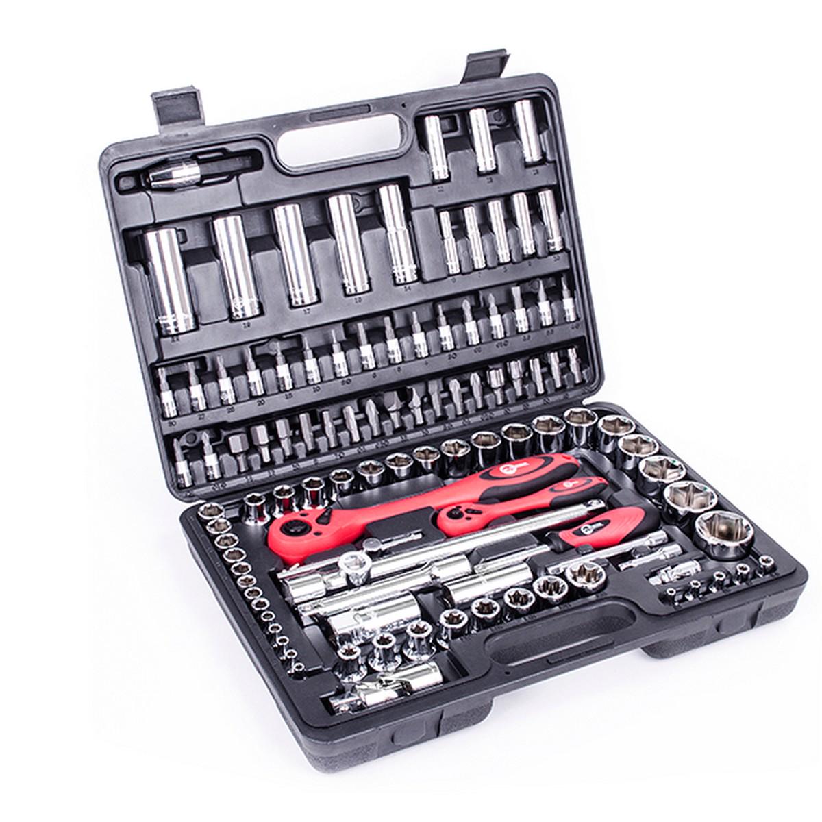 Набор инструментов профессиональный 1/2 & 1/4 108 шт. ET-6108 Cr-V