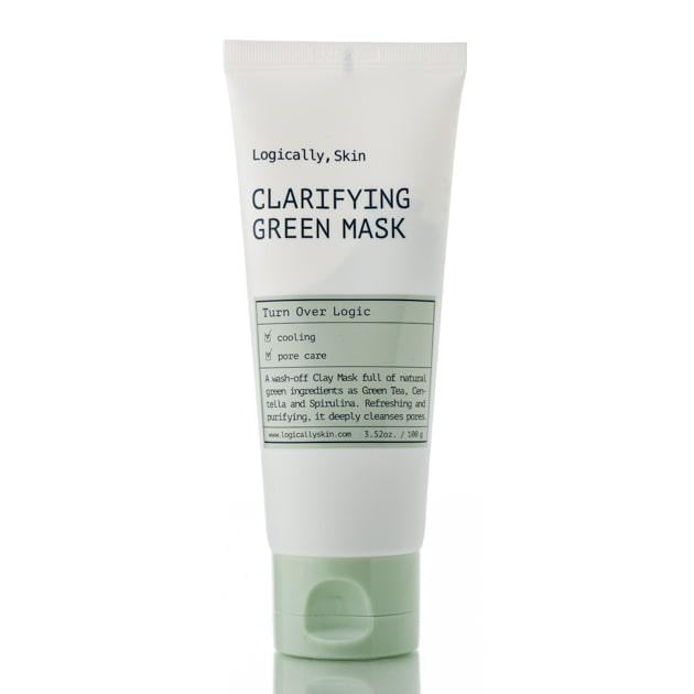 Маска очищающая с глиной и спирулиной Logically Skin Clarifying Green Mask 100 мл