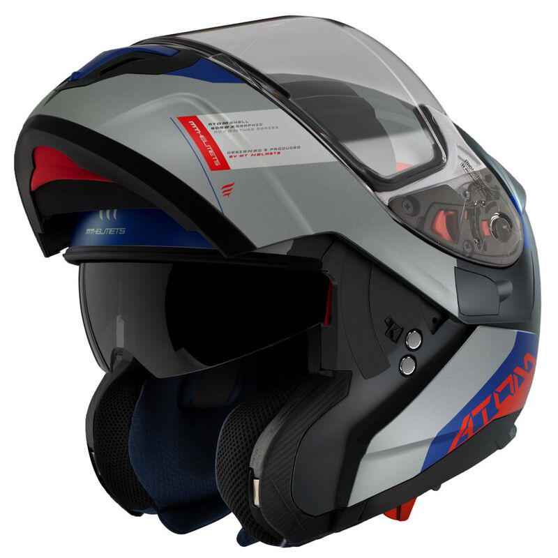 Мотошлем MT HELMETS ATOM SV Gorex C12 M Matt Titanium (25162) Мотошлем MT HELMETS ATOM SV Gorex C12 M Matt Titanium (25162)