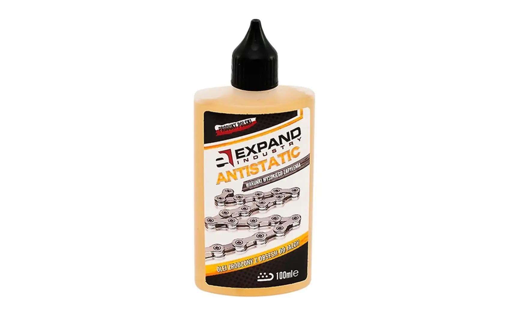 Смазка для цепи велосипеда EXPAND Chain Antistatic Oil Extra Dry 100 мл Смазка для цепи велосипеда EXPAND Chain Antistatic Oil Extra Dry 100 мл