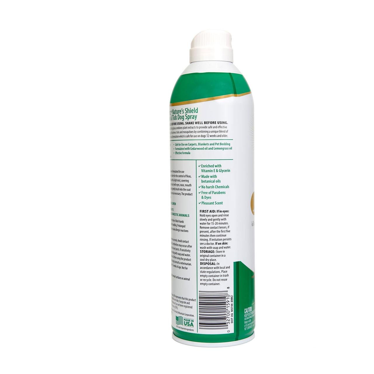 Cпрей от блох и клещей для собак Hartz Nature's Shield Dog на основе масел кедра и лемонграсса 396 мл (H15910) - фото 3