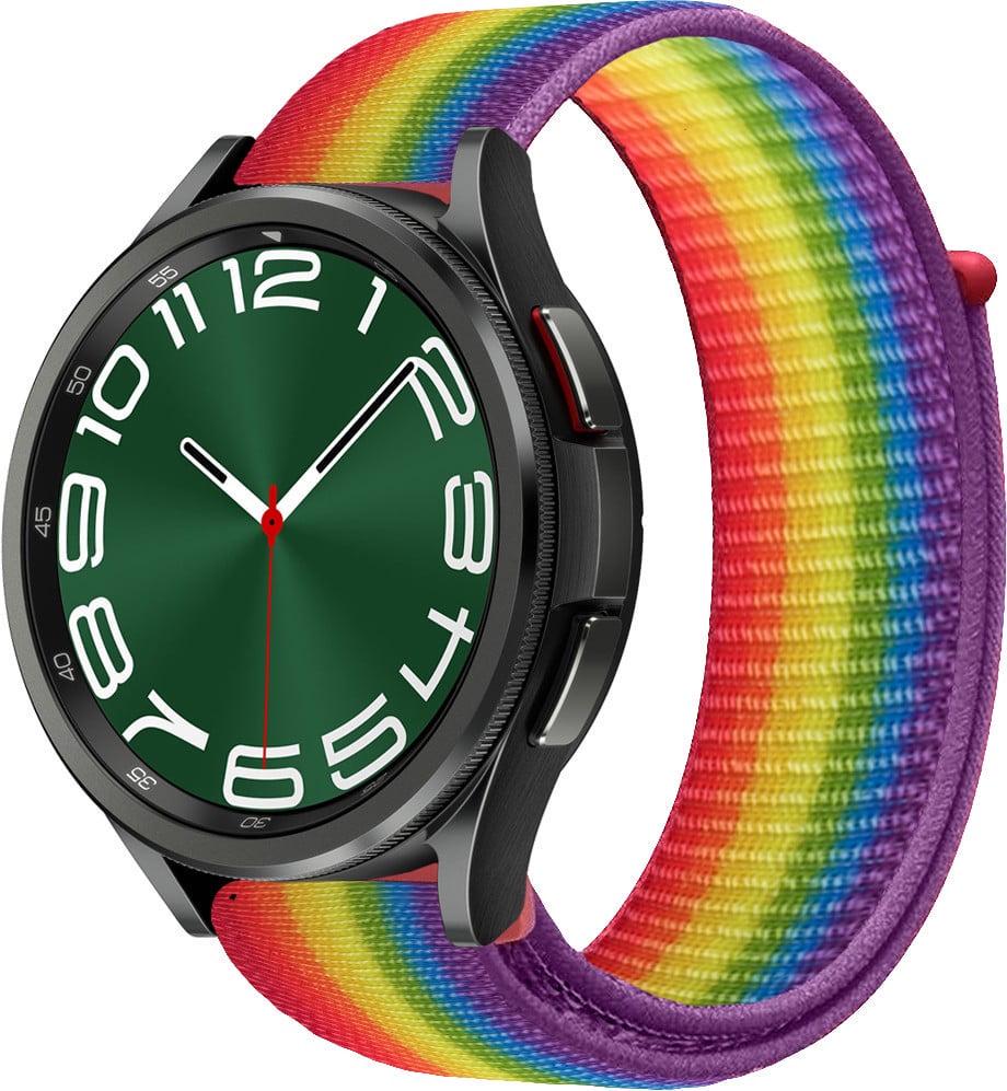 Ремешок нейлоновый Sport Loop для Galaxy Watch 6 Classic 47 мм Rainbow (39223-6B) Ремешок нейлоновый Sport Loop для Galaxy Watch 6 Classic 47 мм Rainbow (39223-6B)