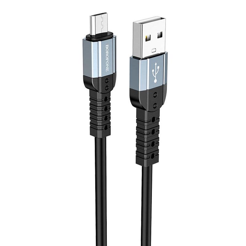 Кабель дата Borofone BX64 Special USB MicroUSB 1 м Black (00000055381_1)