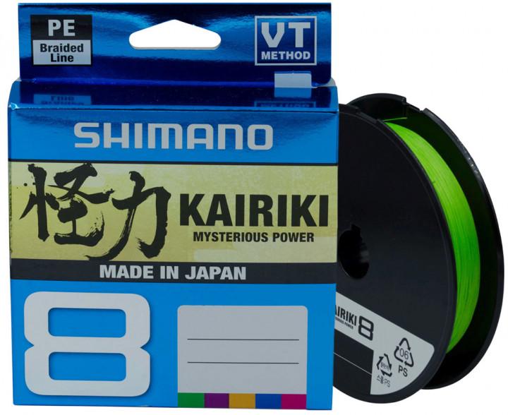 Шнур Shimano Kairiki 8 PE Mantis Green 150 м 0,06 мм 5,3 кг 12lb