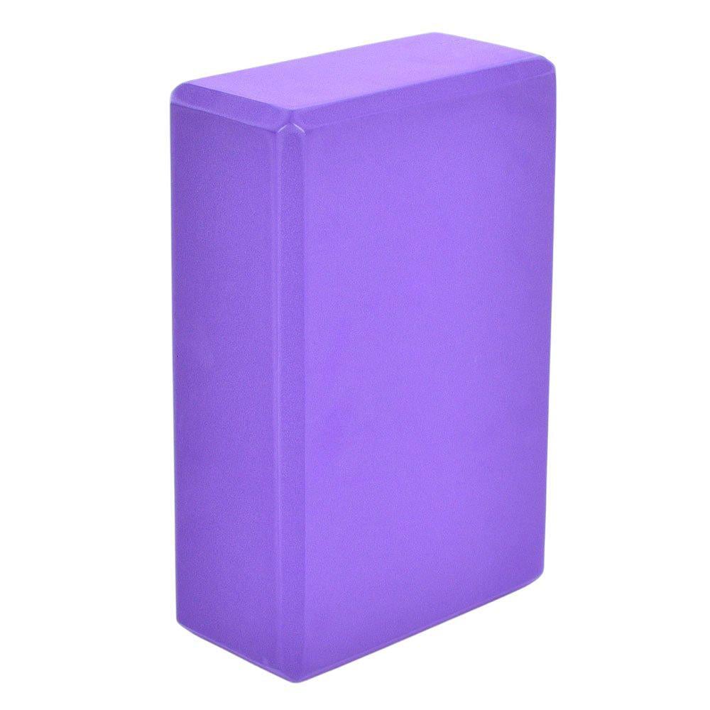 Блок для йоги MS 0858-11 23х15х7,5 см Фиолетовый - фото 1 Блок для йоги MS 0858-11 23х15х7,5 см Фиолетовый - фото 1