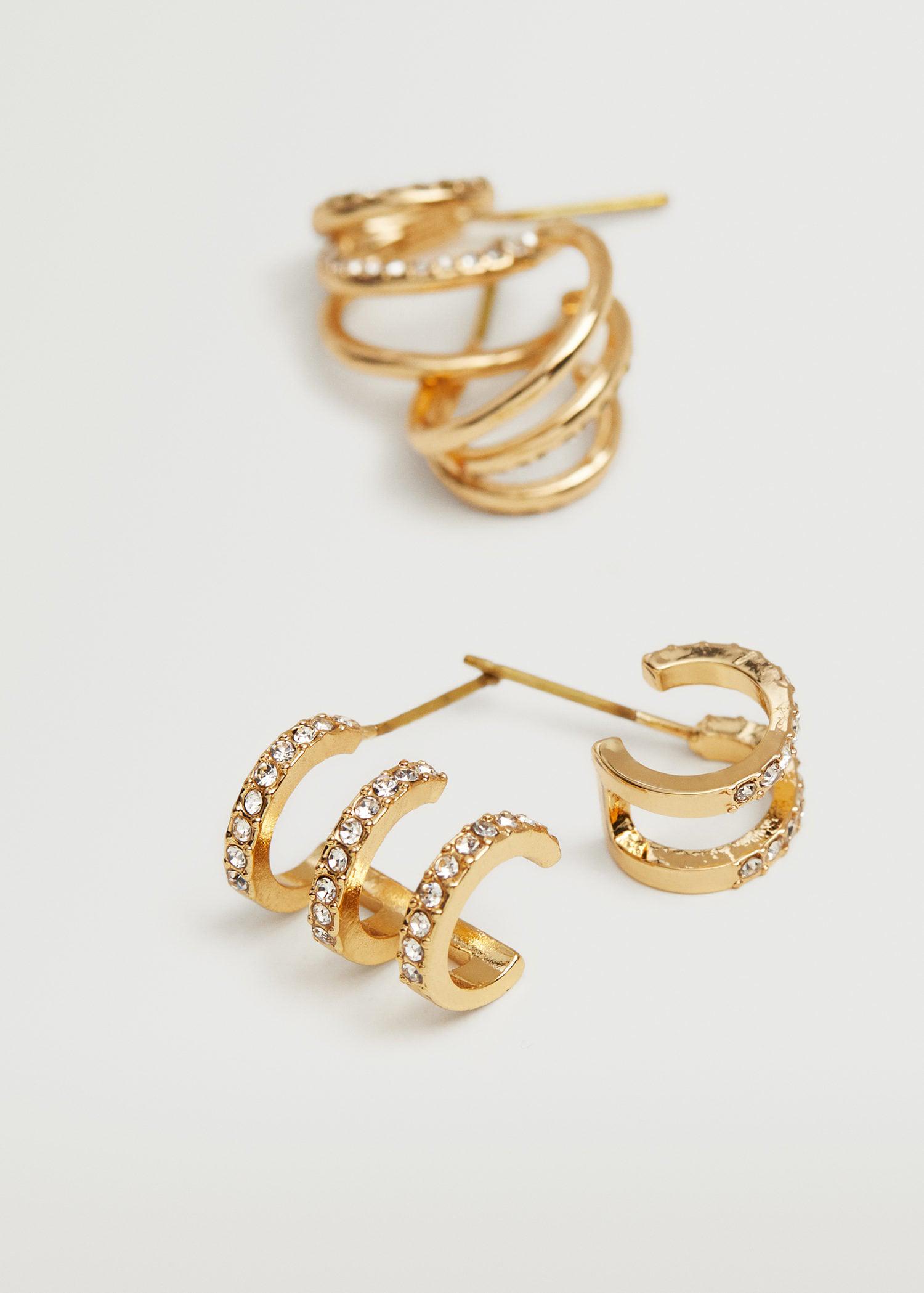 Женские серьги Mango 27050310 ONE Золотой