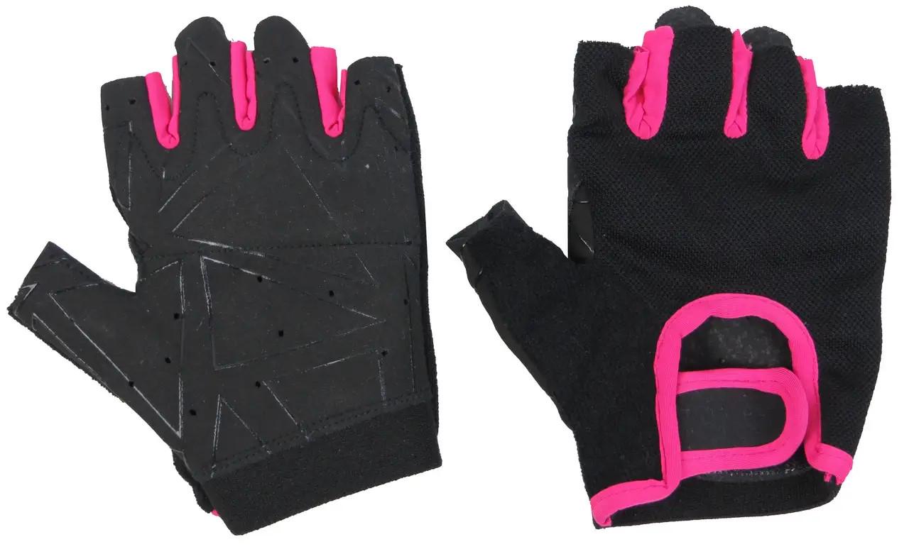 Рукавички жіночі Crivit для бігу р. 7 Чорний (IAN308766 black pink) - фото 1