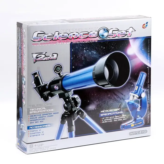 Набор оптических приборов С 2110 телескоп и микроскоп (С 2110 )