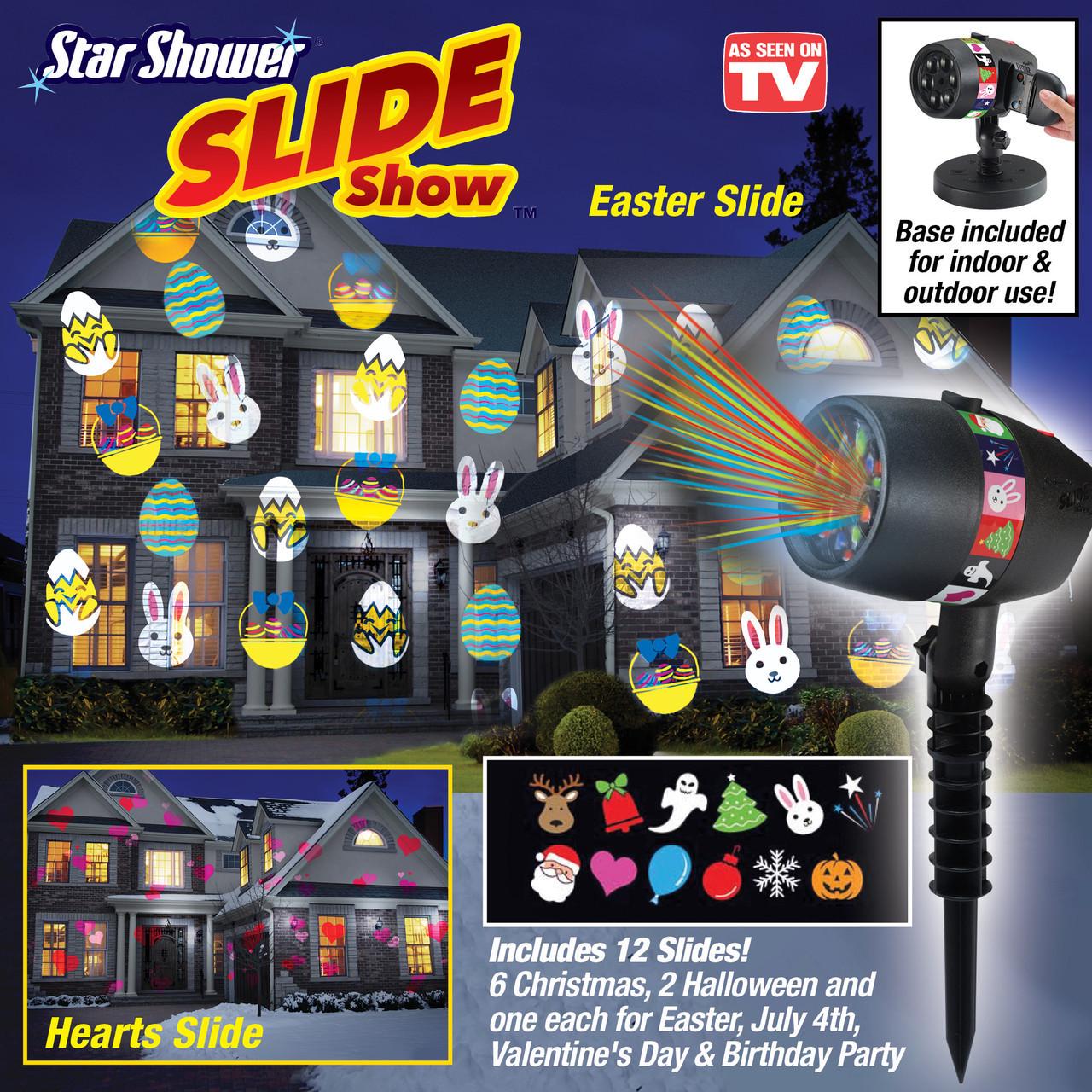 Star shower deals slide show