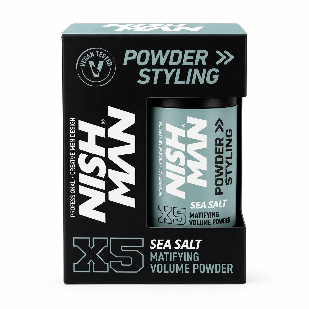 Пудра матова для стилізації волосся Nishman Styling Powder Wax P5 з морською сіллю 20 г (NMN-104-Х5) Пудра матова для стилізації волосся Nishman Styling Powder Wax P5 з морською сіллю 20 г (NMN-104-Х5)
