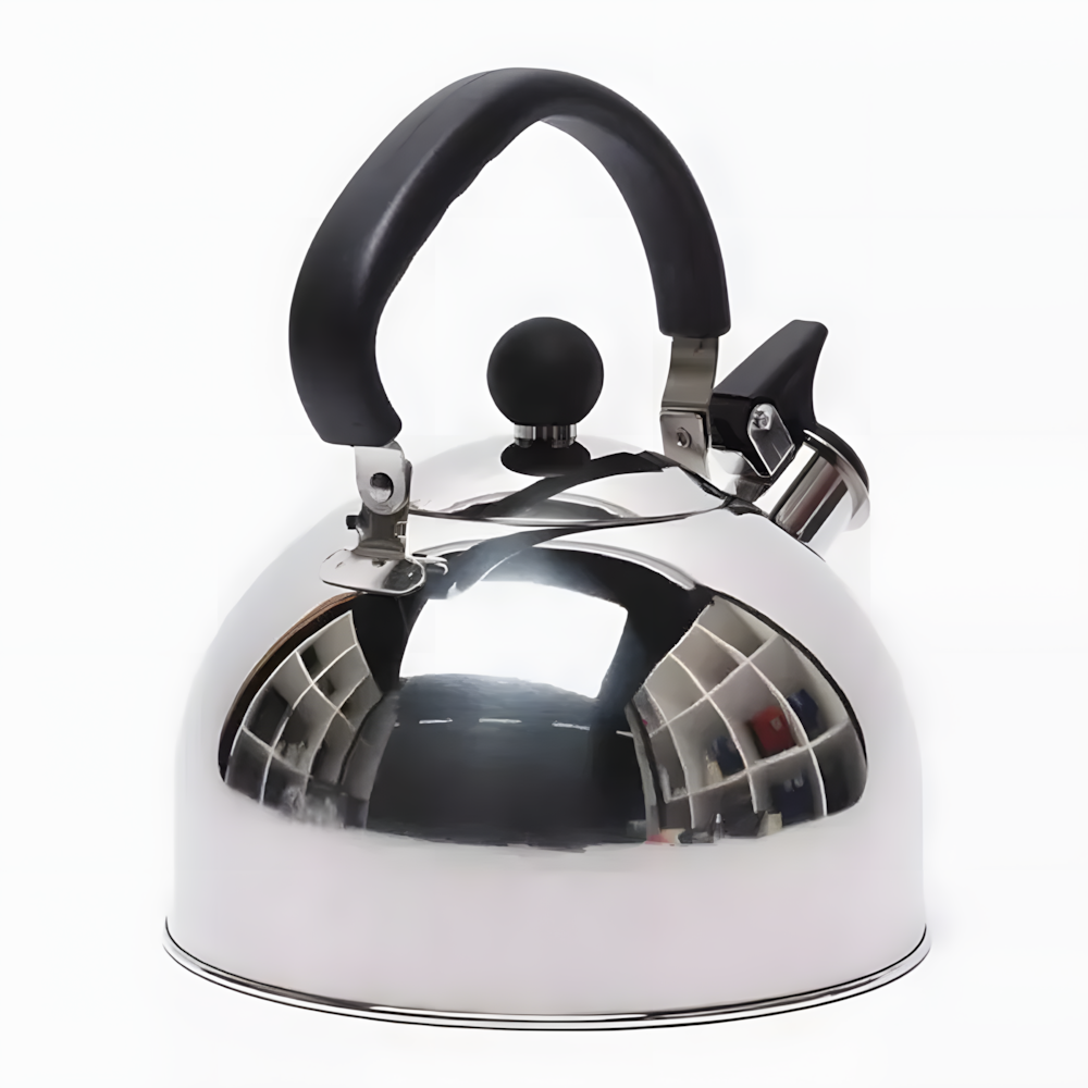 Чайник для плиты BasicSteel со свистком нержавеющая сталь/одинарное дно 2,5 л (28410949) - фото 9 Чайник для плиты BasicSteel со свистком нержавеющая сталь/одинарное дно 2,5 л (28410949) - фото 9