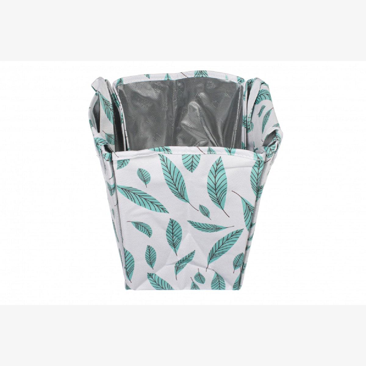 Термосумка Перья Бело-зеленый - фото 2 Термосумка Перья Бело-зеленый - фото 2