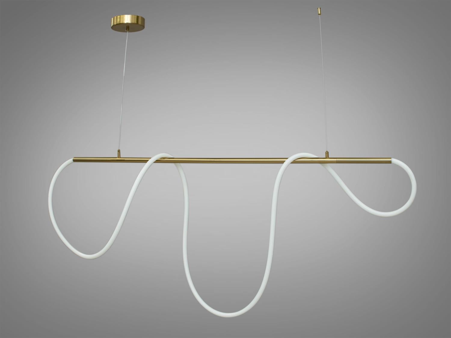 Люстра светодиодная Diasha Шланг 22W Золотойго (Y2101-L1500GD)