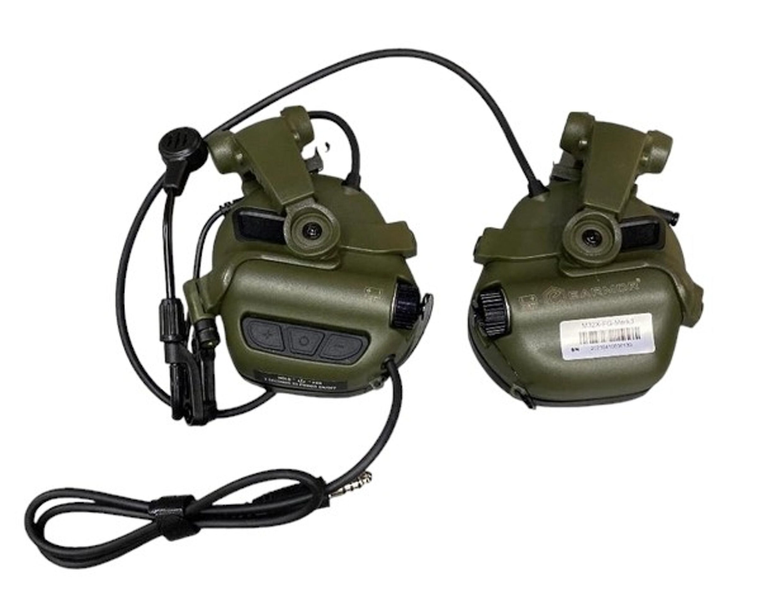 Навушники активні захисні EARMOR M32X Mark3/FG NRR 22 IP67 Olive (M32X_FG_Mark3)