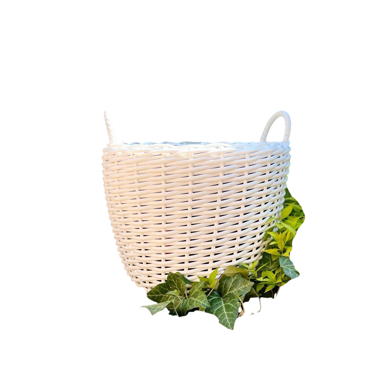 Кашпо плетене для рослин із ротанга 12 л (27709688)