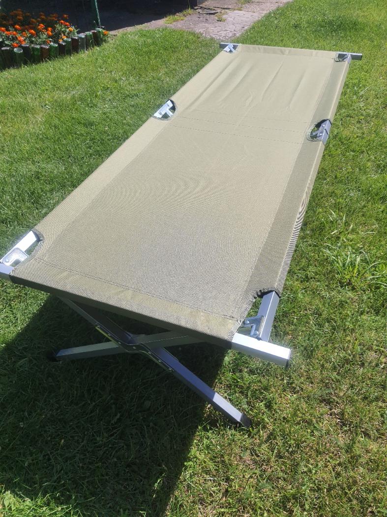 Раскладушка армейская полевая Mil-Tec US Type Steel 200 кг 200x65 см Olive (14401501) - фото 7 Раскладушка армейская полевая Mil-Tec US Type Steel 200 кг 200x65 см Olive (14401501) - фото 7