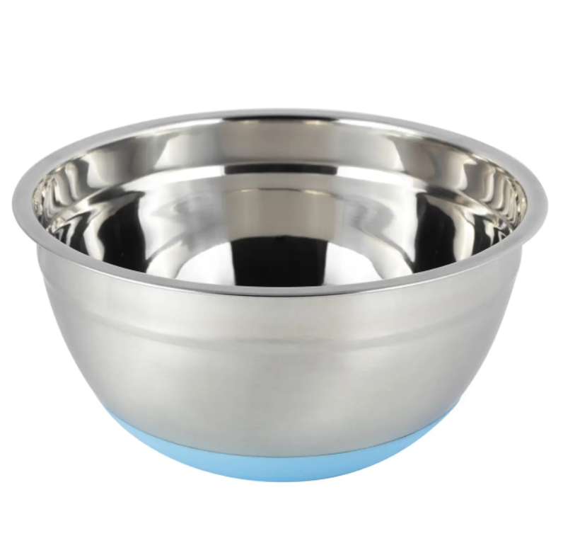 Миска з нержавіючої сталі із силіконовим дном Kamille KM-4347 20х10 см (NA001981)