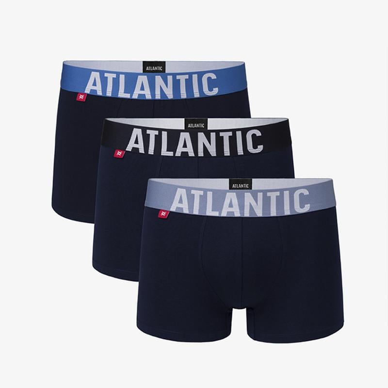 Трусы мужские шорти Atlantic S 3 шт. Gra (3SMH 003)