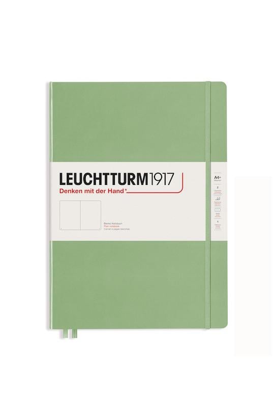 Блокнот Leuchtturm1917 Master Slim A4+ Muted Colours чистые листы Sage (363921)