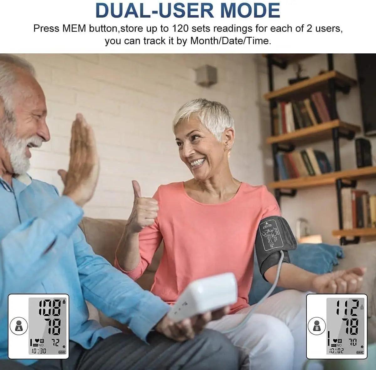 Тонометр автоматичний на плече GPZON пам'ять на 240 вимірювань манжета 22–42 см (0365) - фото 8