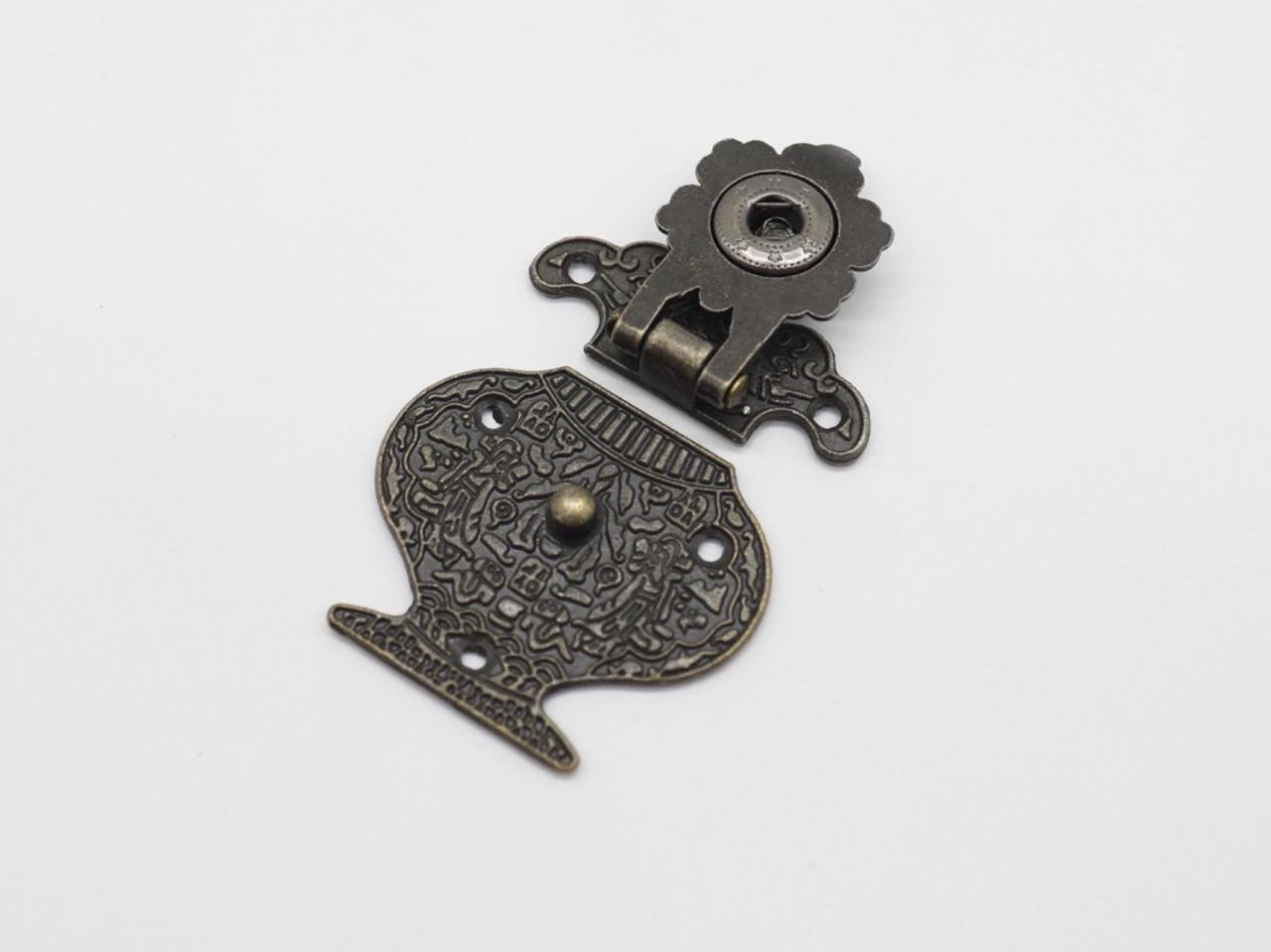 Замок декоративный металлический 51х41 мм Антик (30953992) - фото 2 Замок декоративный металлический 51х41 мм Антик (30953992) - фото 2